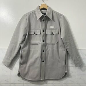 G Star Raw BF Overshirt Jacket Women S M L Oversized Shacket Gray Utility Layer